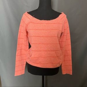 Juniors Volcom Striped Sweatshirt size M